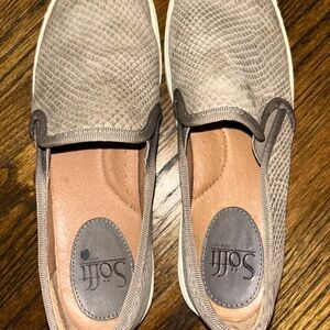 Sofft Taupe Slip-On Shoes